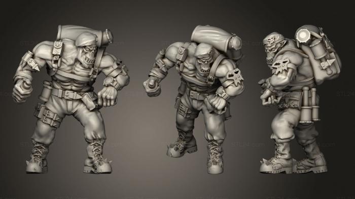 Military figurines (Pose 2, STKW_1661) 3D models for cnc